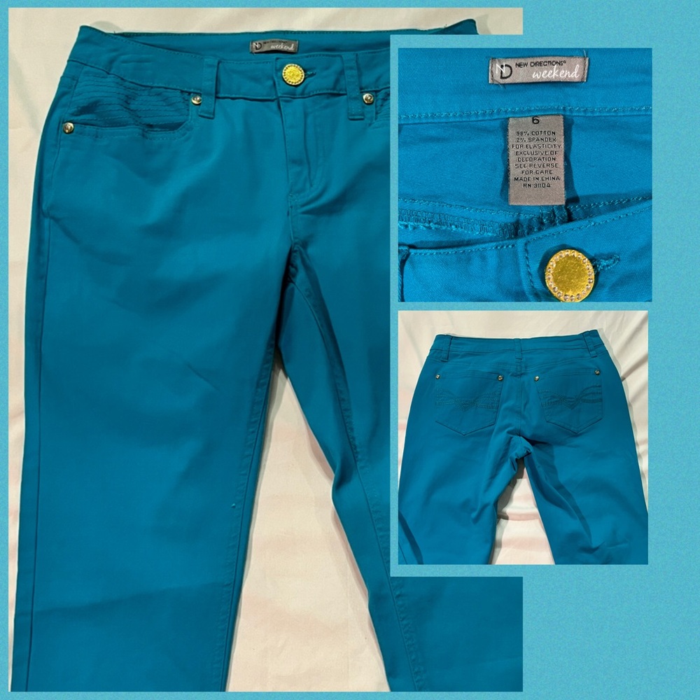 New Directions Vibrant Blue Trousers